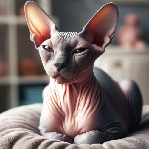  Contrary to popular belief, the Sphynx cat is not entirely hairless but rather covered in a fine layer of downy fur.