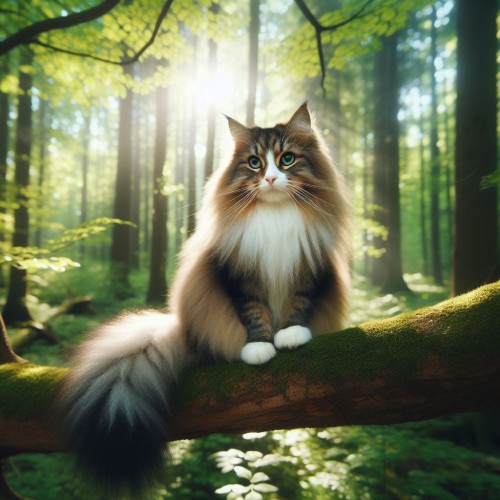 the Norwegian Forest Cat is well-suited to its native habitat in the forests of Norway. 