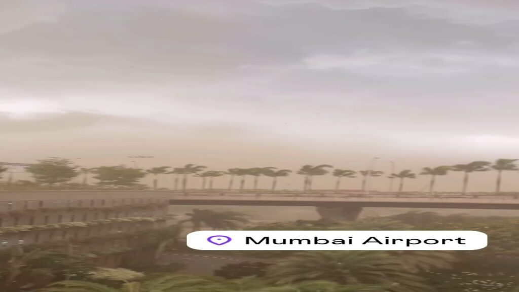 Massive Dust Storm Hits Mumbai, Season's First Rain Follows, Airport Operations Affected